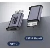 Adapter USB 3.0 Micro B na USB-C 3.2 10Gbps do dysku HDD SSD