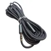 KABEL WTYCZKA AUDIO PRZEDŁUŻKA JACK 3,5 MĘSKI ŻEŃSKI OPLOT 2M