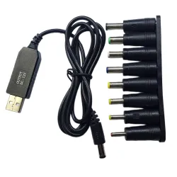 PRZEWÓD ŁADOWARKA Kabel USB A ADAPTER ZŁĄCZA BOLEC UNIWERSALNE 12V ZESTAW