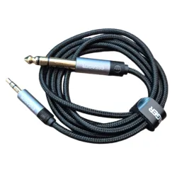 KABEL WTYCZKA AUDIO JACK 3.5MM 6,35MM HF 1,2M SŁUCHAWKI / GITARA