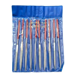 PILNIKI Zestaw diamentowych pilników igłowych 10 SZT