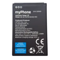 Oryginalna Bateria BS-42 MYPHONE TANGO LTE