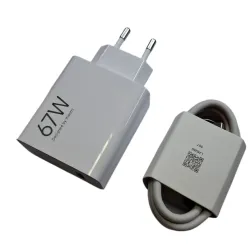 ŁADOWARKA KOSTKA KABEL XIAOMI 67W 1M ŁADOWARKA Z KABLEM