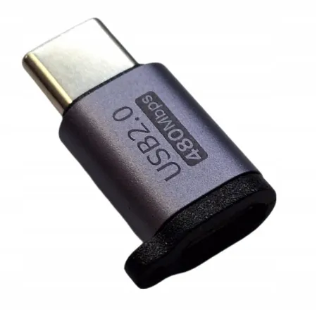 ADAPTER PRZEJŚCIÓWKA MICRO USB DO USB C ZŁĄCZE USB C UNIWERSALNA