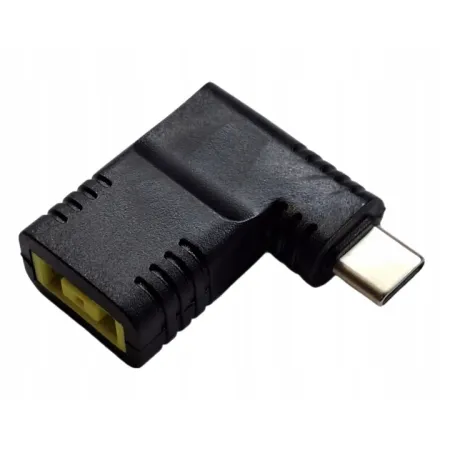 ADAPTER PRZEJŚCIÓWKA ZASILACZ LAPTOP LENOVO PROSTOKĄTNE DO USB C 65W