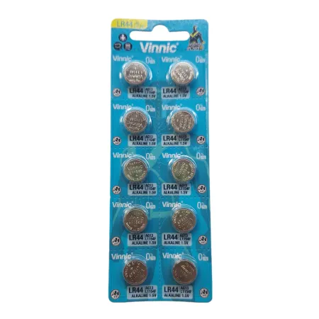 NOWA BATERIA VINNIC LR44 / G13 / L1154 / A76 / AG13 10 szt. 10x BATERIE