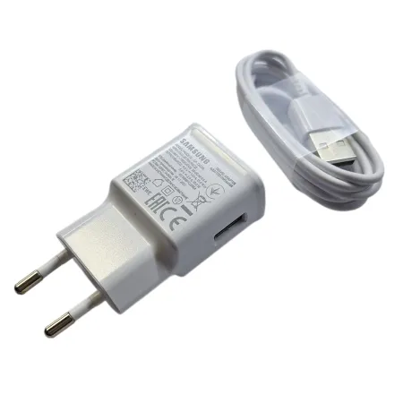 ŁADOWARKA KOSTKA SAMSUNG TA200 15W + PRZEWÓD Kabel USB A USB C DO SAMSUNG BIAŁY EP-DN930CWE