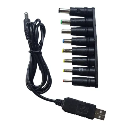 PRZEWÓD ŁADOWARKA Kabel USB A ADAPTER ZŁĄCZA BOLEC UNIWERSALNE 9V ZESTAW PRZEWÓD ŁADOWARKA Kabel USB A ADAPTER ZŁĄCZA BOLEC UNIWERSALNE 9V ZESTAW