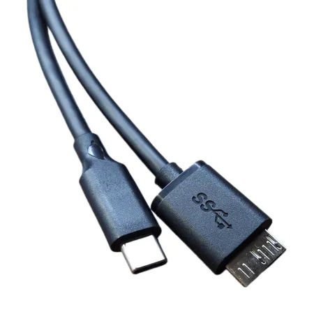 Kabel Przewód USB 3.0 Micro B na USB-C 3.2 10Gbps do dysku HDD SSD Kabel Przewód USB 3.0 Micro B na USB-C 3.2 10Gbps do dysku HDD SSD