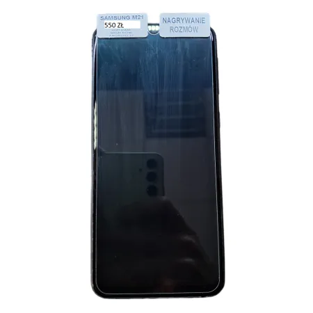 Smartfon Telefon Mobilny SAMSUNG M21 SM-M215F 4/64 ANDROID 12 Nagrywanie Rozmów