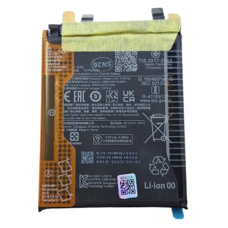 ORYGINALNA Bateria BM5J Do Xiaomi 12T / 12T Pro ORYGINALNA Bateria BM5J Do Xiaomi 12T / 12T Pro