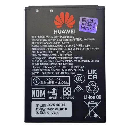 ORYGINALNA Bateria HUAWEI HB434666RBC ROUTER E5573S-320 E5573S-606 E5575 E5575S E5573S-852 2025R