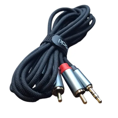 KABEL WTYCZKA AUDIO ADAPTER CINCH DO JACK 3,5MM 2 KANAŁY