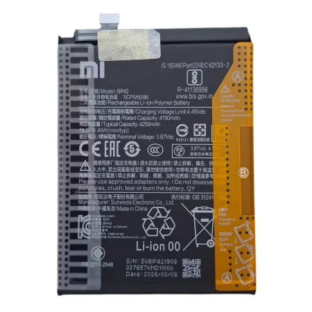 NOWA Oryginalna Bateria BP42 XIAOMI MI 11 LITE 4G / 5G