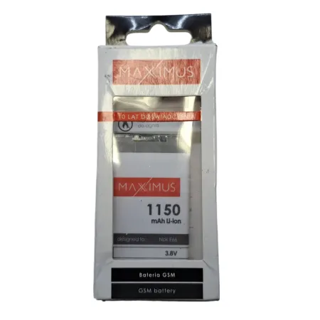 MAXIMUS Bateria NOKIA E66 1150mAh MAXIMUS Bateria NOKIA E66 1150mAh
