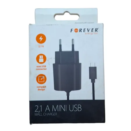 ŁADOWARKA SIECIOWA MINI USB FOREVER ŁADOWARKA SIECIOWA MINI USB FOREVER