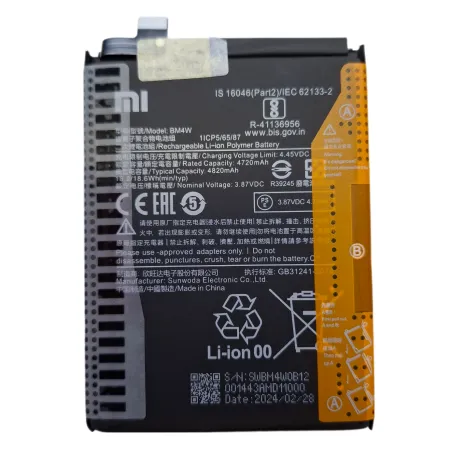 NOWA Oryginalna Bateria BM4W XIAOMI MI 10T LITE 5G