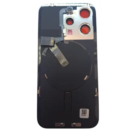 Klapka Obudowa Plecki LED INDUKCJA APPLE IPHONE 15 PRO BLACK JAKOŚĆ PREMIUM