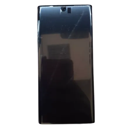 ORYGINALNY EKRAN WYŚWIETLACZ LCD DOTYK RAMKA SAMSUNG NOTE 10 SREBRNY