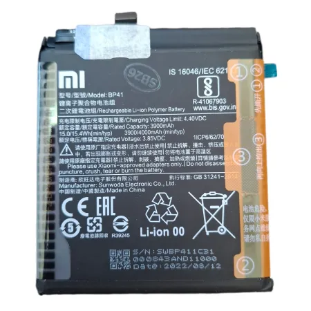 ORYGINALNA Bateria XIAOMI BP41 Do Xiaomi Mi 9T ORYGINALNA Bateria XIAOMI BP41 Do Xiaomi Mi 9T