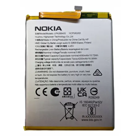 NOWA Bateria NOKIA X30 LPN388405 JAKOŚĆ ORYGINAŁU OEM