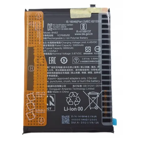 NOWA Oryginalna Bateria BN62 XIAOMI REDMI 9T / POCO M3
