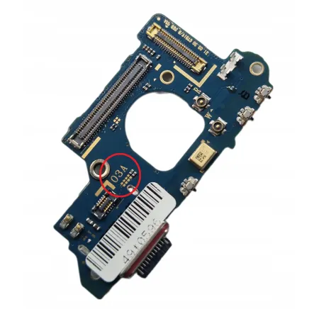 Oryginalna Płytka Złącze Gniazdo USB Mikrofon Samsung S20 FE 5G G781 ver03A