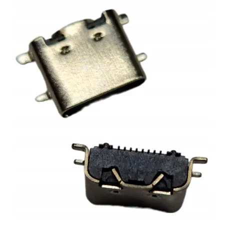ZŁĄCZE GNIAZDO ŁADOWANIA PORT USB TYP C 16 PIN PINY NA RÓWNO NR 6