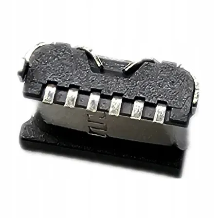 ZŁĄCZE GNIAZDO ŁADOWANIA PORT USB TYP C 6 PIN PIONOWE NR 2 / długość 5,5 mm