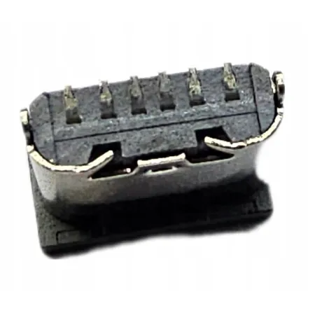 ZŁĄCZE GNIAZDO ŁADOWANIA PORT USB TYP C 6 PIN PIONOWE NR 3 / długość 6,5 mm