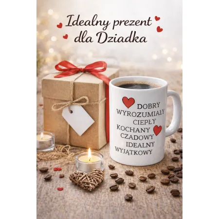 Kubek dla Dziadka z nadrukiem – idealny prezent na Dzień Dziadka 330ml