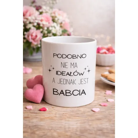 Kubek dla Babci z nadrukiem – idealny prezent na Dzień Babci 330ml