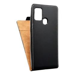 Etui z klapką pionowe na Samsung A21s Slim Flexi Fresh czarne