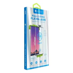 Szkło hybrydowe 5D Full Glue do Samsung S10 PLUS Bestsuit Flexible (Hot Bending) działający czytnik czarne