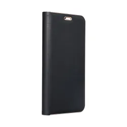 Etui z klapką na Samsung A40 Luna Book Gold czarne