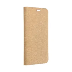 Etui z klapką na Samsung A51 Luna Book Gold złote