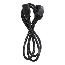 Kabel zasilający do komputera PC / drukarka / monitor 230V 16A 1,2 m czarny
