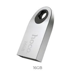 Pendrive 16GB USB 2.0 (USB A) Hoco mini UD9 srebrny