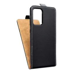 Etui z klapką pionowe na Samsung A52 5G / A52 LTE ( 4G ) / A52s 5G Slim Flexi Fresh czarne