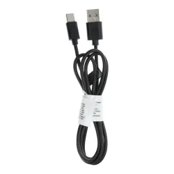 Kabel USB A do Typ C 2.0 C366 (długa koncówka 8mm) 1 m czarny