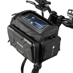 WILDMAN sakwa rowerowa na kierownicę na zamek GS6 4L ( 4" - 7") czarna
