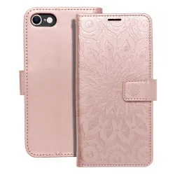 Etui z klapką na iPhone 7 / 8 / SE 2020 / SE 2022 Mezzo Book mandala złoto-różowe