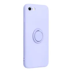 Etui na iPhone 7 / 8 / SE 2020 / SE 2022 Silicone Ring fioletowe