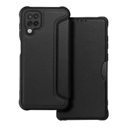 Etui z klapką na Samsung A12 / M12 Razor Book czarne