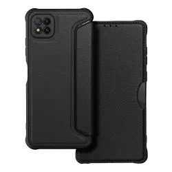 Etui z klapką na Samsung A22 5G Razor Book czarne