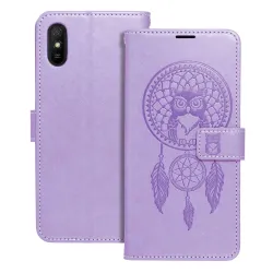 Etui z klapką na Xiaomi Redmi 9AT / Redmi 9A Mezzo Book łapacz snów fioletowe