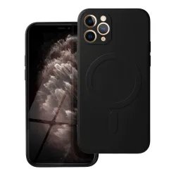 Etui na iPhone 11 PRO Silicone Mag Cover zgodne z MagSafe (camera protection) czarne