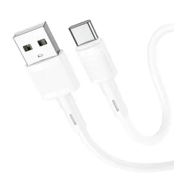 Kabel USB-A a USB-C Hoco X83 3A 1 m biały