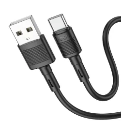 Kabel USB A do USB C Hoco 3A 1 m X83 czarny