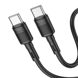 Kabel USB C do USB C Hoco PD 3A 60W 1 m X83 czarny